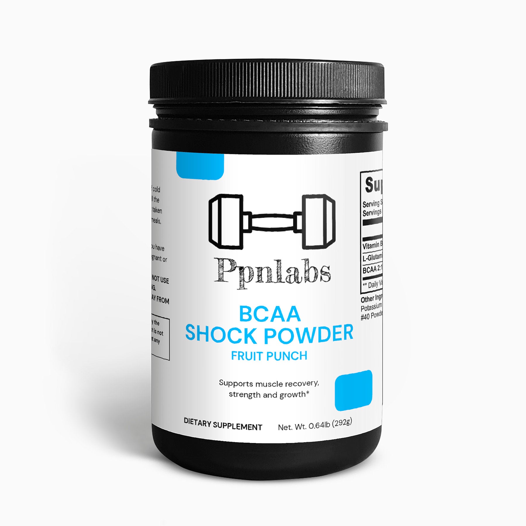 Shock Line Powder BCAA Shock Powder (Fruit Punch) – Peak Performance Nutrition Labs