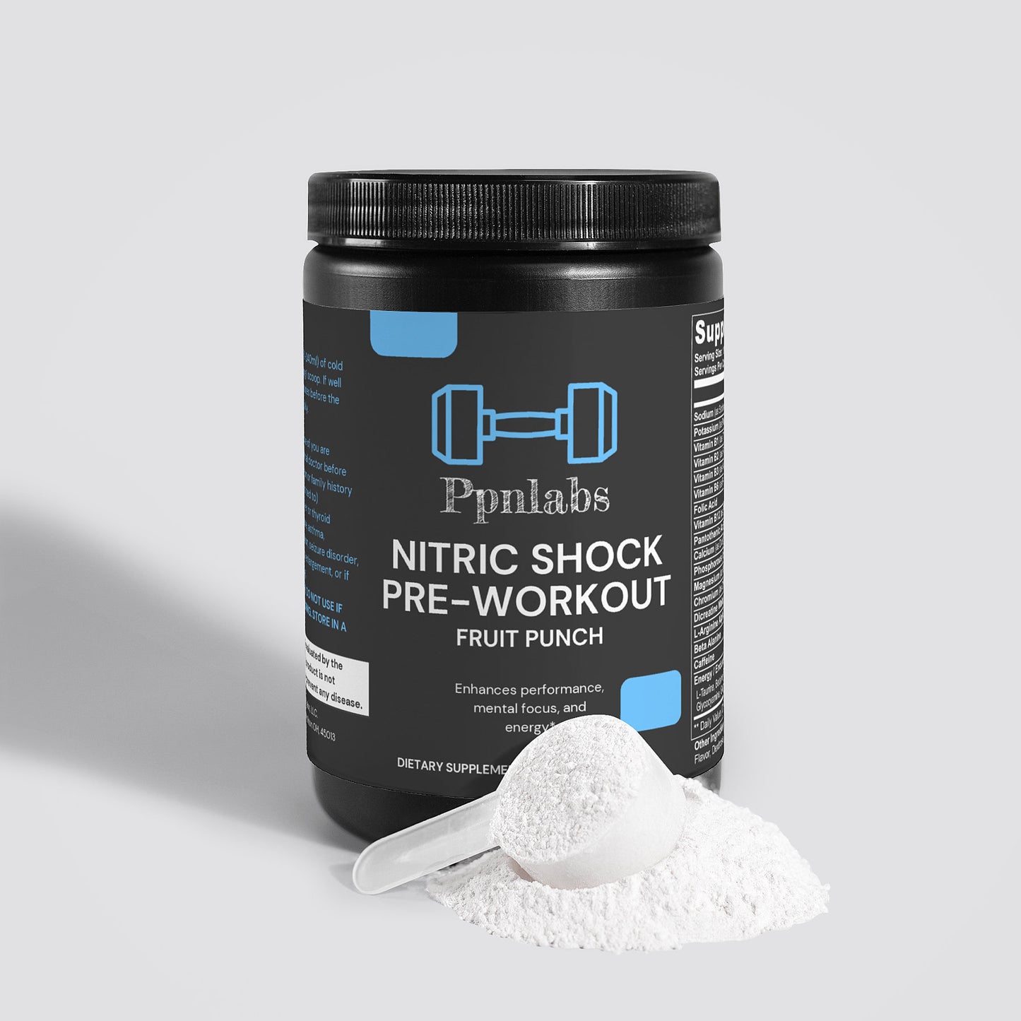 Nitric Shock Pre-Workout Powder (Fruit Punch)